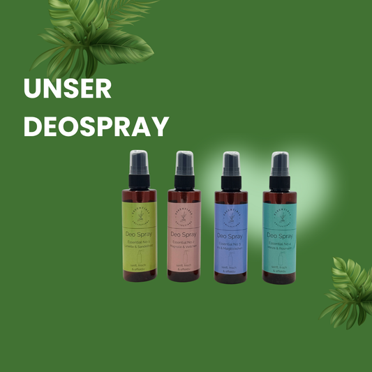 Was sind die Inhaltsstoffe in unseren Deosprays?